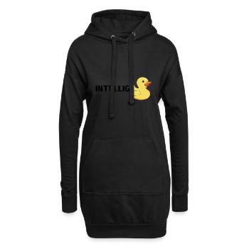 Lustig Ironie Ente Ente Sarkasmus Geschenk - Hoodie-Kleid - Schwarz - Vorne