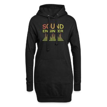 Ingénieur du son Ingénieur du son - Sweat-shirt à capuche long Femme - noir - Devant