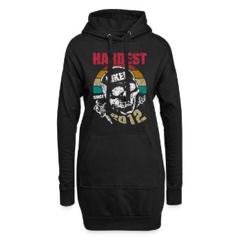 Cycliste Mountain Biker 2012 Born Bicycle - Sweat-shirt à capuche long Femme - noir - Devant