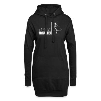 TEAM Tervueren Chien Chien Wilsigns - Sweat-shirt à capuche long Femme - noir - Devant