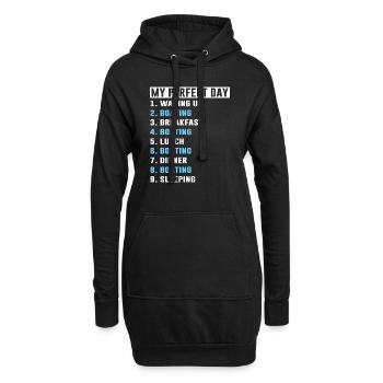 Boat Boat Gift - Hoodie Dress - black - Front