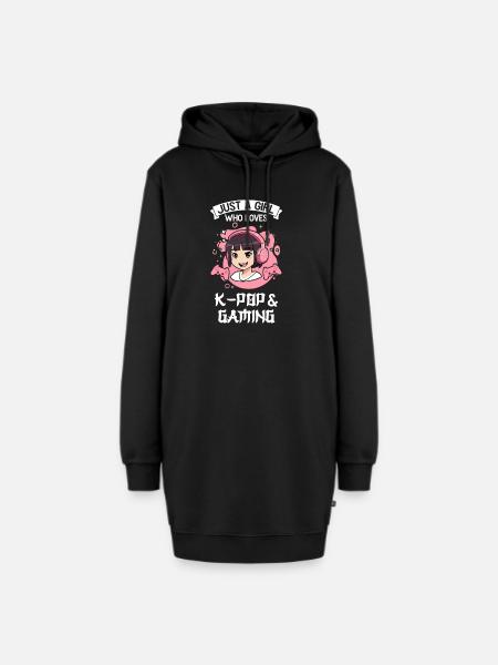 K-Pop-K-Pop-Merch K-Pop-Waren Geschenk - Hoodie-Kleid - Schwarz