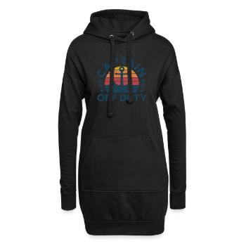 Captain Captains Boating Gift - Hoodie Dress - black - Front