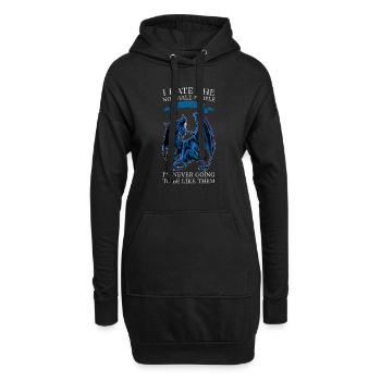 Dragon Dragon Créature Mythique Cadeau - Sweat-shirt à capuche long Femme - noir - Devant