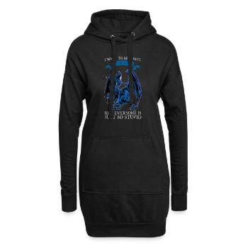 Dragon Dragon Créature Mythique Cadeau - Sweat-shirt à capuche long Femme - noir - Devant