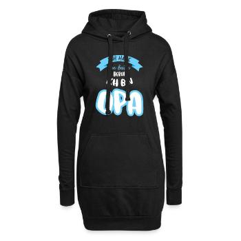 Opas Opa Opas Geschenk - Hoodie-Kleid - Schwarz - Vorne