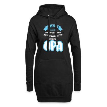 Opas Opa Opas Geschenk - Hoodie-Kleid - Schwarz - Vorne