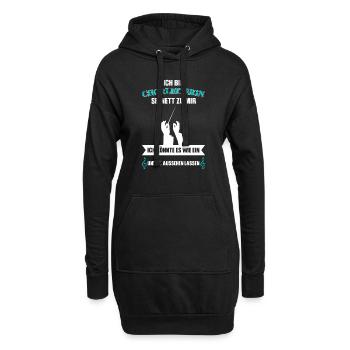 Chorleiterin Beruf Chor Geschenk - Hoodie-Kleid - Schwarz - Vorne