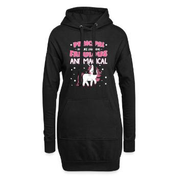 Lehrer Schulleiter Geschenk - Hoodie-Kleid - Schwarz - Vorne