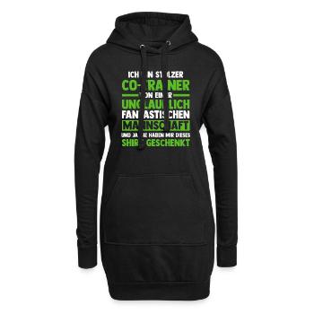 Co-Trainer Sport Trainer Geschenk - Hoodie-Kleid - Schwarz - Vorne
