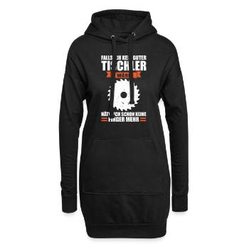 Tischler Beruf Tischlerei Geschenk - Hoodie-Kleid - Schwarz - Vorne