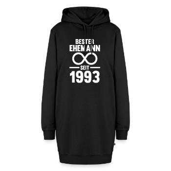 30 Jahre Ehe Ehemann 30. Hochzeitstag Geschenk - Hoodie-Kleid - Schwarz - Vorne
