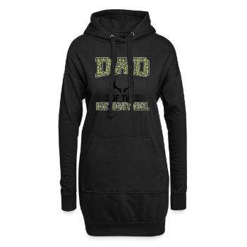 Jäger Jagd Jagd Geschenk - Hoodie-Kleid - Schwarz - Vorne