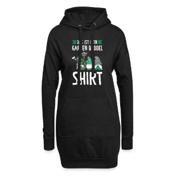 Garten-arbeit Gnome Pflanzen Geschenk - Hoodie-Kleid - Schwarz - Vorne