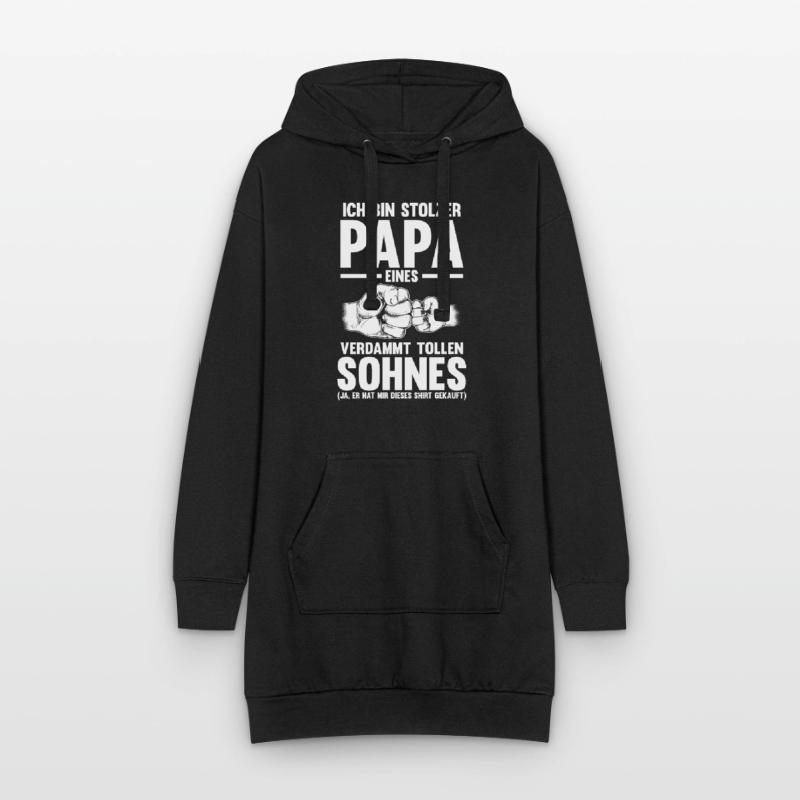 Große Schwester Eule Grosse Schwester Geschenk Hoodie-Kleid