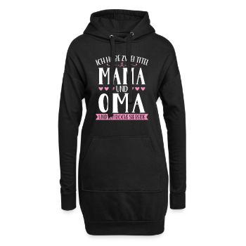 Grossmutter Oma Omas Geschenk - Hoodie-Kleid - Schwarz - Vorne