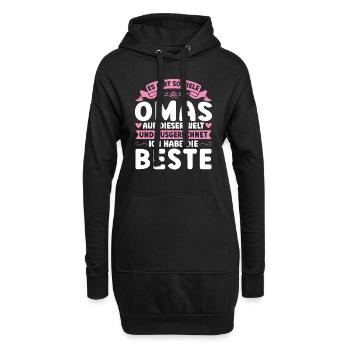 Grossmutter Oma Omas Geschenk - Hoodie-Kleid - Schwarz - Vorne