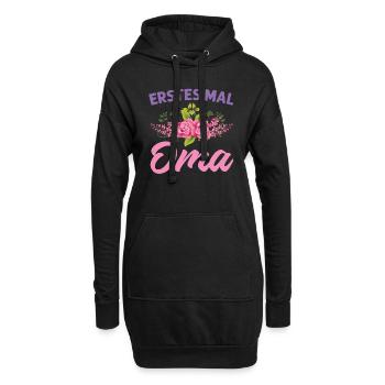 Grossmutter Oma Omas Geschenk - Hoodie-Kleid - Schwarz - Vorne
