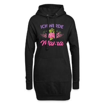 Mutter Mama Tochter Geschenk - Hoodie-Kleid - Schwarz - Vorne