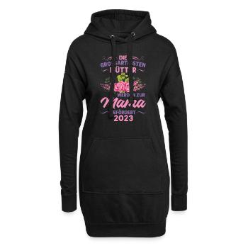 Mutter Mama Tochter Geschenk - Hoodie-Kleid - Schwarz - Vorne