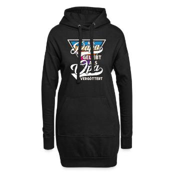 Grossvater opa Opas Geschenk - Hoodie-Kleid - Schwarz - Vorne
