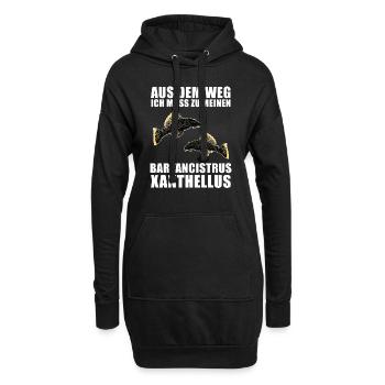 Fish Baryancistrus Xanthellus Fisher Geschenk - Hoodie-Kleid - Schwarz - Vorne