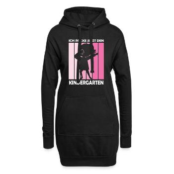 Kindergarten Dabbing Kita-Beginn Geschenk - Hoodie-Kleid - Schwarz - Vorne