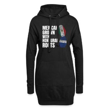 Basketball & Tacos Baseball Tacos Geschenk - Hoodie-Kleid - Schwarz - Vorne