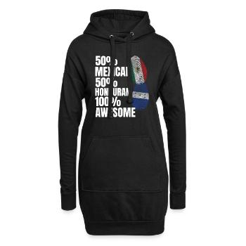 Basketball & Tacos Baseball Tacos Geschenk - Hoodie-Kleid - Schwarz - Vorne