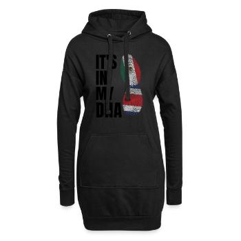 Anime & Ramen Girl Anime Ramen Geschenk - Hoodie-Kleid - Schwarz - Vorne