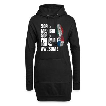 Anime & Ramen Anime Ramen Geschenk - Hoodie-Kleid - Schwarz - Vorne