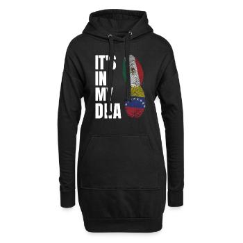 Anime & Skizzieren Mädchen Anime Skizzieren Gesche - Hoodie-Kleid - Schwarz - Vorne