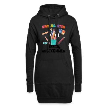 Kindergartenkind Kindergarten Kindergartenanfang G - Hoodie-Kleid - Schwarz - Vorne