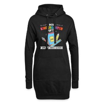 Kindergartenkind Kindergarten Kindergartenanfang G - Hoodie-Kleid - Schwarz - Vorne