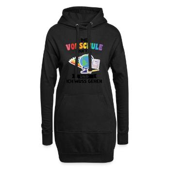 Kindergarten Vorschule Vorschulpädagoge Geschenk - Hoodie-Kleid - Schwarz - Vorne