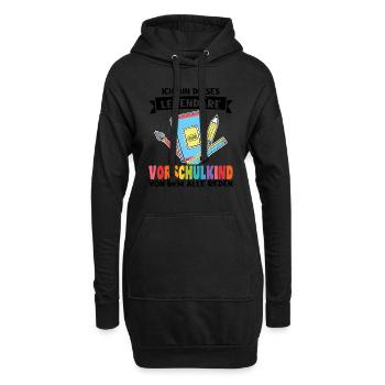 Kindergarten Vorschule Vorschulpädagoge Geschenk - Hoodie-Kleid - Schwarz - Vorne