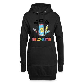 Kindergartenanfang Kindergarten Kindergartenkind G - Hoodie-Kleid - Schwarz - Vorne