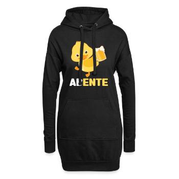 Lustig Ironie Ente Ente Sarkasmus Geschenk - Hoodie-Kleid - Schwarz - Vorne