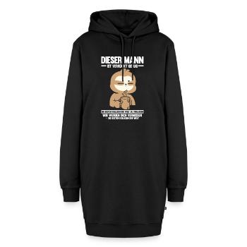 Abschied Kollegin Abschiedsparty Geschenk - Hoodie-Kleid - Schwarz - Vorne