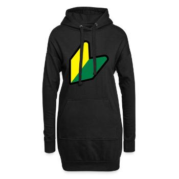 Wakaba - Hoodie-Kleid - Schwarz - Vorne
