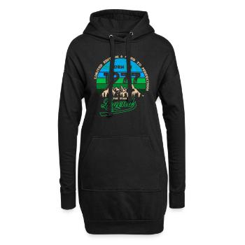 Legenden 1977 - Hoodie-Kleid - Schwarz - Vorne