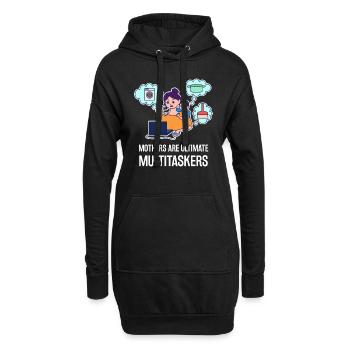 Multitasking design for Mother's Day - Hoodie Dress - black - Front