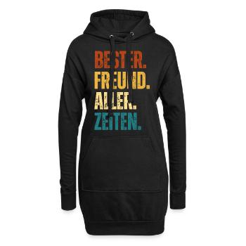 Bester Freund Aller Zeiten Valentinstag Geschenk - Hoodie-Kleid - Schwarz - Vorne