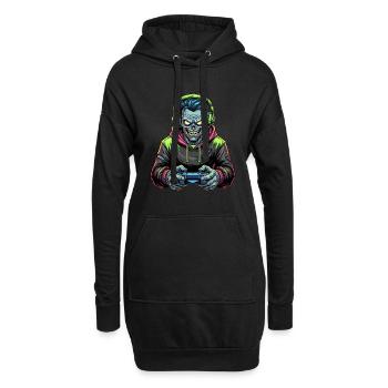Zombie Zocker: Bis der Kopf explodiert! - Hoodie-Kleid - Schwarz - Vorne