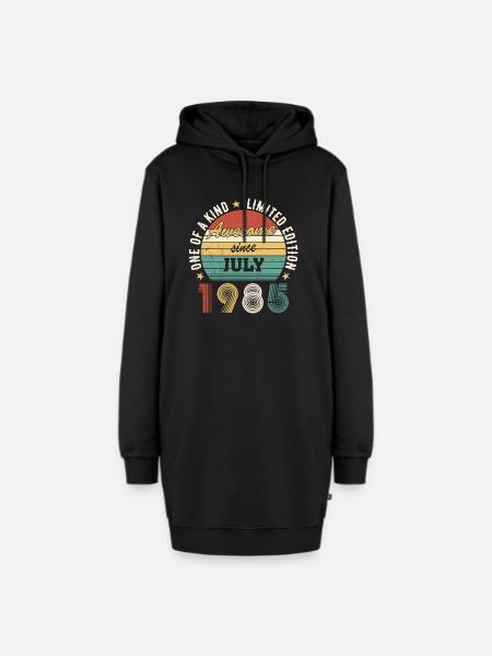 Awesome since July 1985 Limited Edition Geburtstag - Hoodie-Kleid - Schwarz