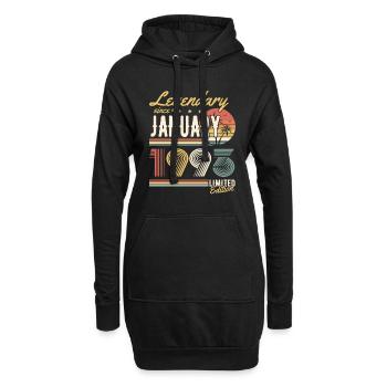 Légendaire depuis janvier 1993 Edition Limitée - Sweat-shirt à capuche long Femme - noir - Devant