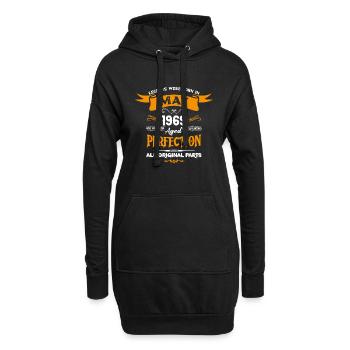 Les légendes sont nées en mai 1969 - Sweat-shirt à capuche long Femme - noir - Devant