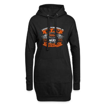 Legends Were Born In May 1964 Birthday - Hoodie-Kleid - Schwarz - Vorne