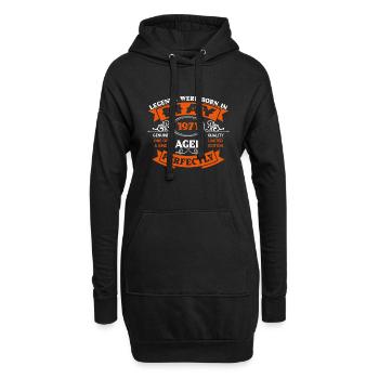 Legends Were Born In May 1971 Birthday - Hoodie-Kleid - Schwarz - Vorne