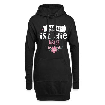 Maman est la meilleure - Fête des Mères - Sweat-shirt à capuche long Femme - noir - Devant